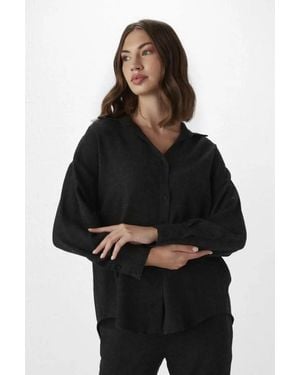 GUSTO Relaxed Fit Shirt - Black