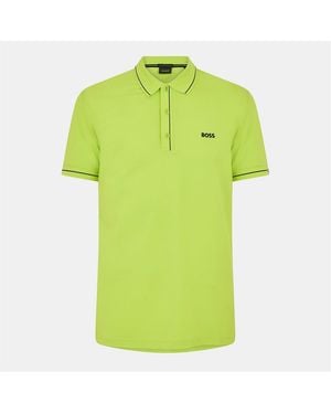 BOSS Paule Short Sleeve Polo Shirt - Green