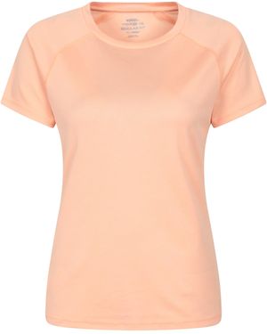 Mountain Warehouse 'Endurance' Isocool T-Shirt Sun Protection Breathable Tee - Pink