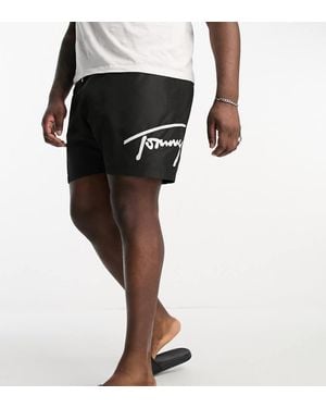 Tommy Hilfiger Drawstring Swim Trunks - White