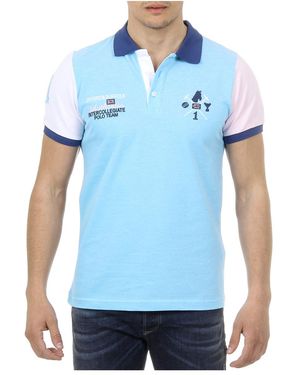 Ufford & Suffolk Polo Club Short Sleeves Us009 - Blue