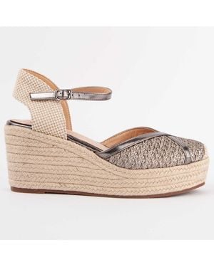 Montevita Wedge Espadrille Balenci9 - Metallic
