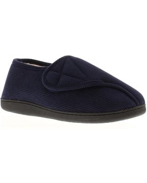 Dr Keller Slipper Boots Valerie Touch Fastening - Blue