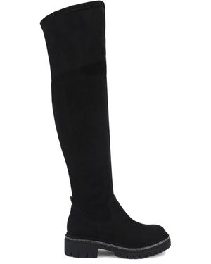 KG by Kurt Geiger Suedette Tiff Otk Boots - Black