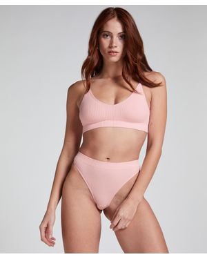 Hunkemöller Dianne High Leg Thong - Brown