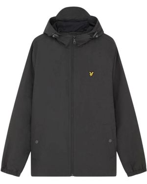 Lyle & Scott Lightweight Gunmetal Jacket - Black