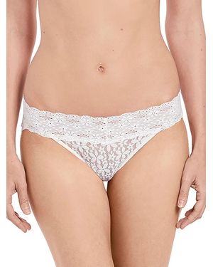 Wacoal Halo Lace Bikini Brief - White