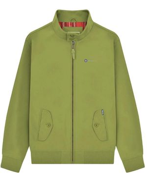Lambretta Target Shower Resistant Hoodie - Green