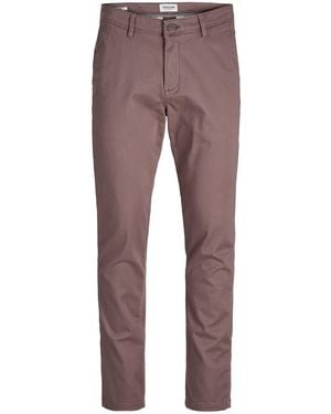 Jack & Jones And Marco Bowie Straight Leg Chinos - Brown