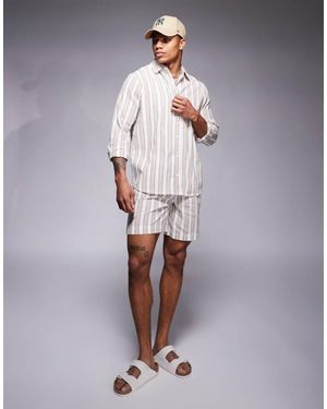 South Beach Drawstring Shorts - Natural