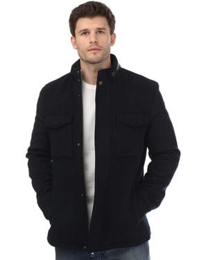 Ted Baker Knowl Funnel Neck Field Jacket - Blue