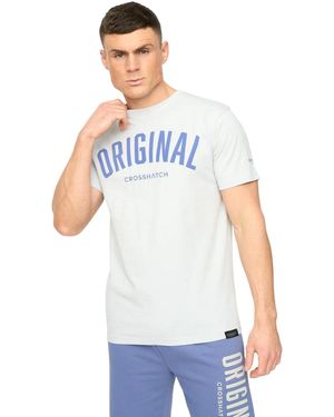 Crosshatch Kensby T-Shirt (Light) Cotton - White