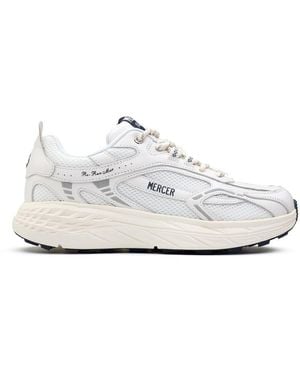 Mercer Amsterdam The Re-Run Max Nubuck Trainers - White