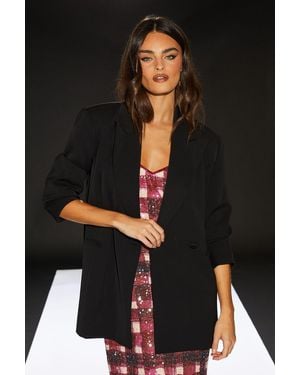 Warehouse Runway 1.8.1.8 Oversized Blazer - Black