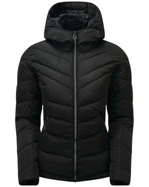 Dare 2b Reputable Warm Quilted Hooded Jacket Coat - Black