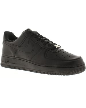 Nike Trainers Air Force 1 07 Lace Up - Black