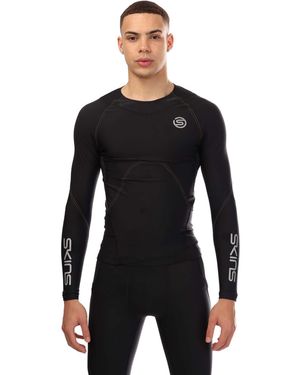Skins Series-3 Long Sleeve Top - Black