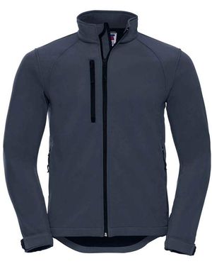 Russell Plain Soft Shell Jacket (French) - Blue