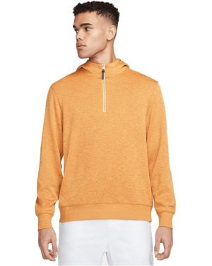 Nike Dri-Fit Golf Hoodie (Monarch/Laser/Brushed) - Orange