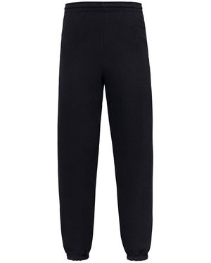 Fruit Of The Loom Adult Iconic Premium Elasticated Cuff Jogging Bottoms - Blue