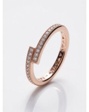 PANDORA Ring Rosé - Wit