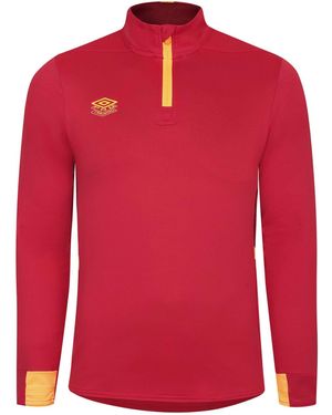 Umbro Premier Mid Layer Training Top - Red