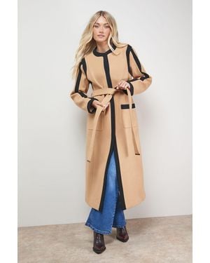 Oasis Tipped Coat - Blue