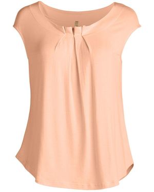 Conquista Pleat Detail Top - Pink