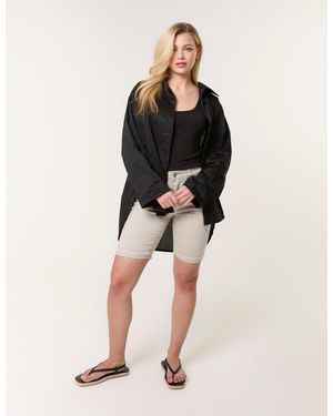 Blue Vanilla Denim Knee Length Shorts - Black