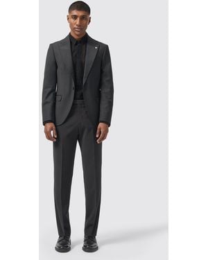 Twisted Tailor Buscot Slim Fit Trousers - Black