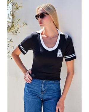 Bigdart Embroidered Polo Shirt With Textured Knit - Blue