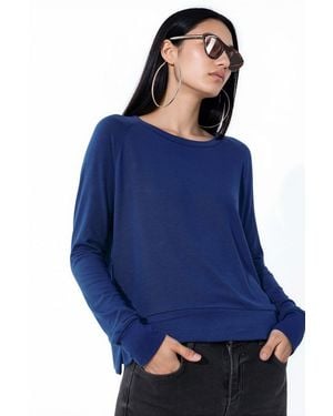 Busem Viscose Blend Jumper - Blue