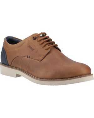 Pod Hampton Leather Lace-Up Shoes Material_Leather1 - Brown