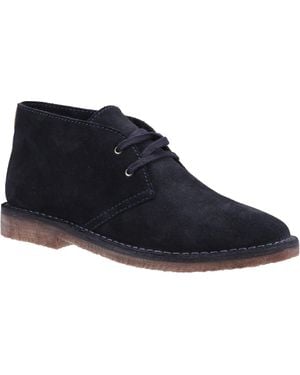 Hush Puppies Samuel Suede Boots - Blue