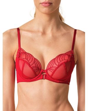 Gossard Viva Plunge Bra - Red