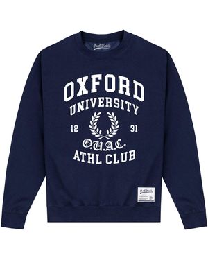 Park Fields Oxford University Athletics Club Sweatshirt Cotton - Blue