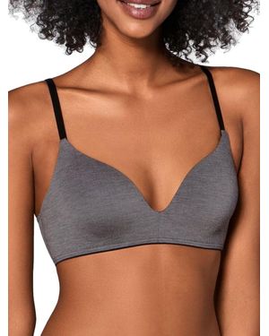 Sloggi Wow Embrace Padded Soft Cup Bra - Grey
