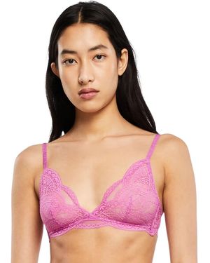 Tommy Hilfiger Uw0Uw03822 Lace Triangle Bra - Purple
