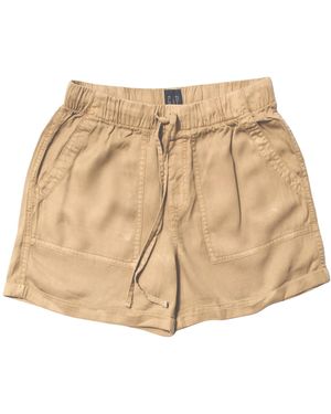Gap Tencel Relaxed Shorts - Natural