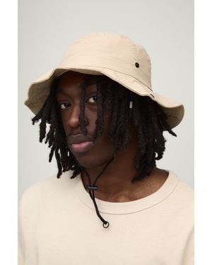 BoohooMAN Packable Bucket Hat - Black