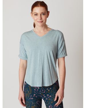 Thought Naturally Soft Short Sleeve Seacell Tee - Blue