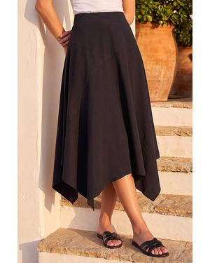 D.u.s.k Seam Detail Floaty Skirt - Black