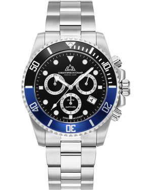 Christophe Duchamp Marine Chrono Watch 44Mm - Grey