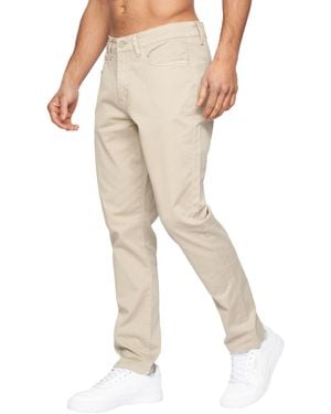 Duck and Cover Franztown Slim Chinos - Natural