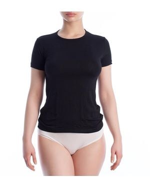 Q En Bamboo Short Sleeve Undershirt Q715 - Blue