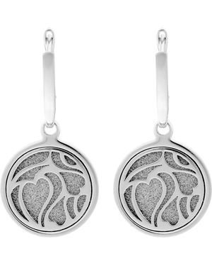 Orphelia 'Anabel' 925 Sterling Drop Earrings - Grey