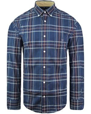 Eden Park Regular Oxford Shirt - Blue
