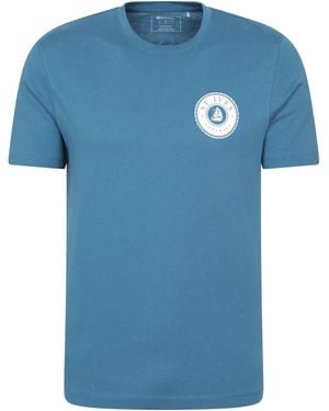 Mountain Warehouse St Ives Sailboat T-Shirt (Dark) - Blue