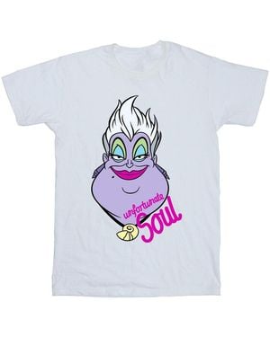 Disney Villains Ursula Unfortunate Soul T-Shirt Cotton - White