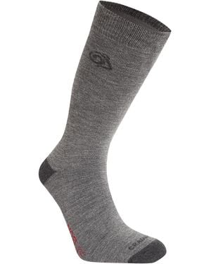 Craghoppers Nosilife Travel Wool Socks - Grey